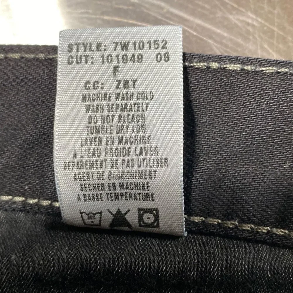 Vintage Lucky brand Sweet N' Low Flare Jeans Black 6/28 - Picture 12 of 12